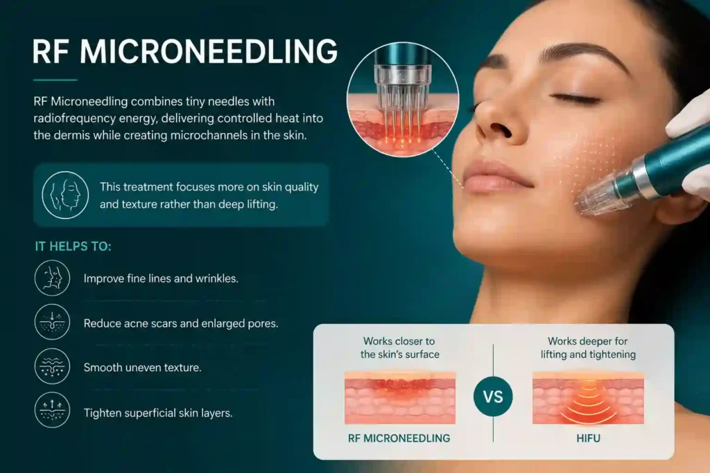 What Does RF Microneedling Do That HIFU Alone Cannot Lichfield