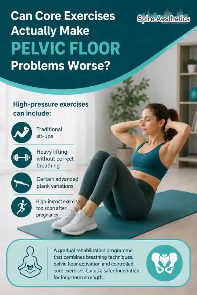 Can Strengthening Your Core Alone Actually Make Pelvic Floor Problems Worse Lichfield?